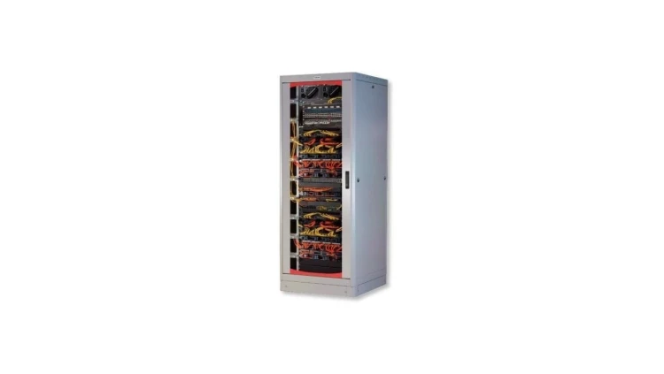 Szafa stojąca złożona 42U 600x800 rack 19drzwi szklane