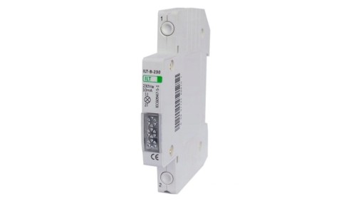 Lampka kontrolna zielona półmodułowa 230V