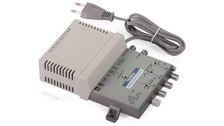 Wzmacniacz budynkowy MA-049L FM-BIII-UHF max 34 dB Terra