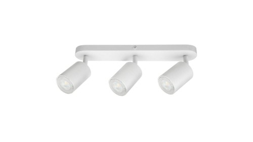 Lampa Oprawa SIENA-ALU-W/W 3xgu10 biała z białym przegubem