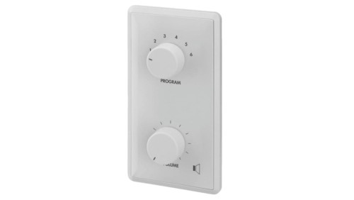 Regulator głośności PA 24W, z 24V przekaźnikiem priorytetowym oraz selektorem źródeł ATT-424PEU