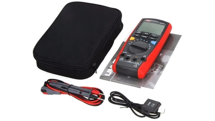 Inteligentny miernik cyfrowy True RMS, interfejs USB pomiar AC+DC wyświetlacz LCD 19999 UT-71A
