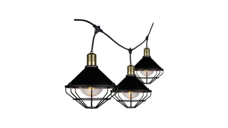 Girlanda Ogrodowa Czarna 6x E27 3m IP65
