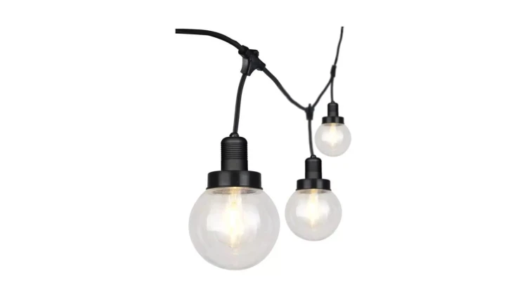 Girlanda Ogrodowa VT-720S Czarna 6x E27 3m IP65 8971