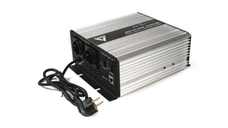 Zasilacz awaryjny (UPS + AVR) 12V UPS-1200SR Sinus 1200W/600W 12V/230V