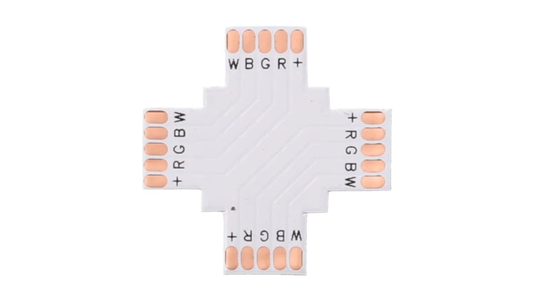 Złączka do taśmy led rgbw 12mm PCB X
