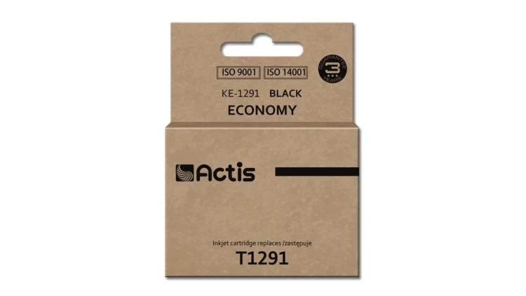 Tusz ACTIS KE-1291 (zamiennik Epson T1291 Standard 18 ml czarny)
