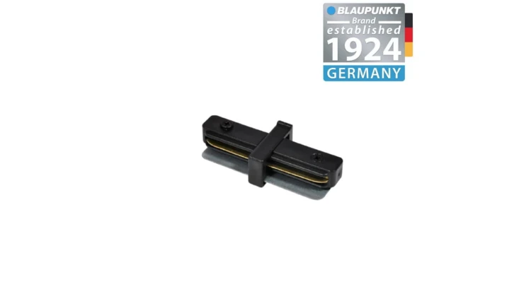 Blaupunkt Konektor do szyn 1-fazowych PROSTY czarny, BLAUPUNKT-KP1B