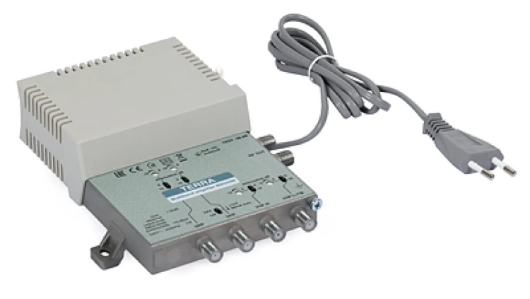 Wzmacniacz budynkowy MA044M VHFI+FM/VHFIII/2xUHF TERRA