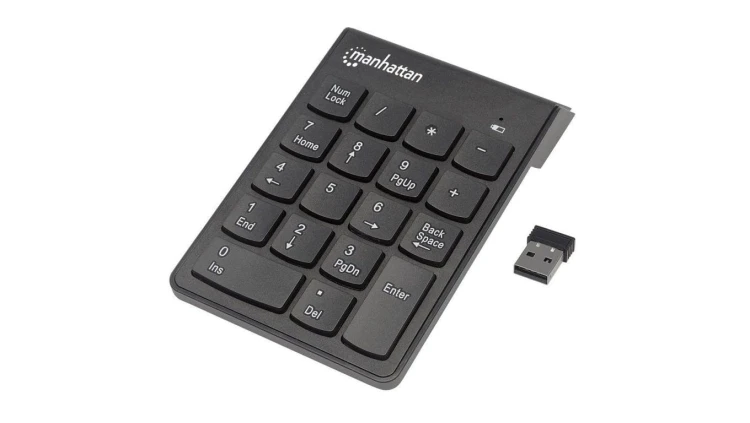 Klawiatura Numeryczna Keypad Bezprzewodowy 18 Klawiszy Slim