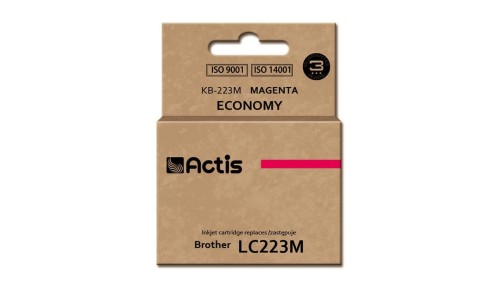 Tusz ACTIS KB-223M (zamiennik Brother LC223M Standard 10 ml czerwony)