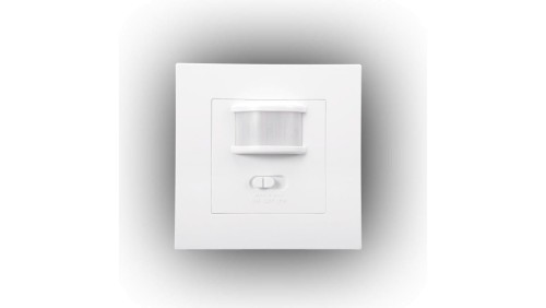 Czujnik ruchu na podczerwień 500W/200W podtynkowy IP20 zasięg 9m CR-IR1/KP/BIAŁY