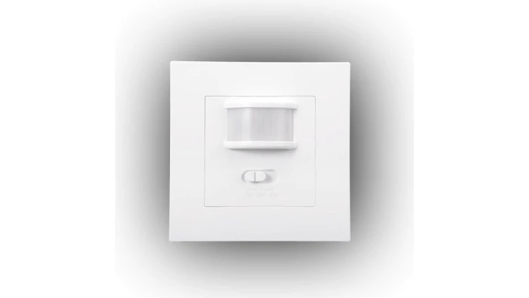 Czujnik ruchu na podczerwień 500W/200W podtynkowy IP20 zasięg 9m CR-IR1/KP/BIAŁY