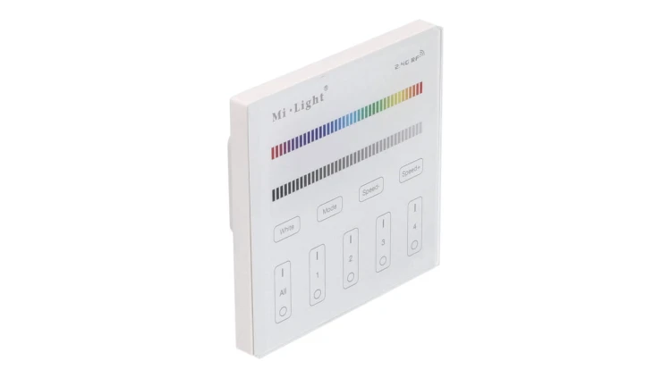 Panel MiLight 4strefy RGBW 230V biały sterownik T3