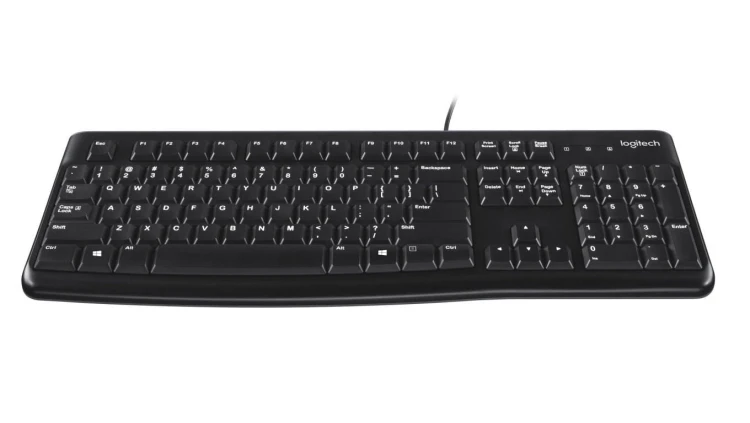 Klawiatura membranowa Logitech K120 920-002479 (USB 2.0 (US) kolor czarny)