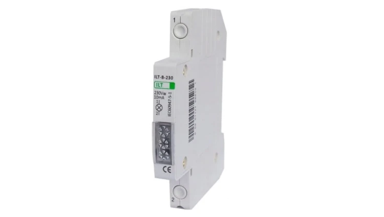 Lampka kontrolna czerwona półmodułowa 230V