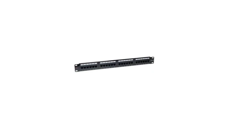 Patch panel UTP Cat5e 24 porty RJ45, 1U
