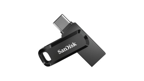 Pendrive SanDisk Ultra Dual GO SDDDC3-128G-G46 (128GB USB 3.0, USB-C kolor czarny)