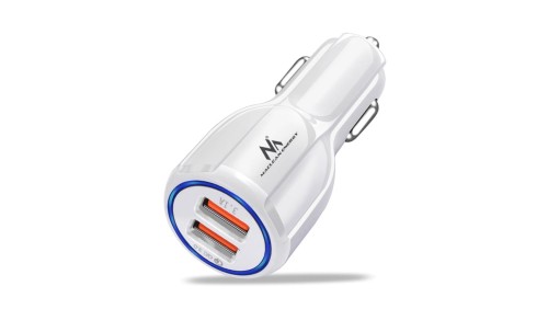 MCE478 W 2-gniazdowa ładowarka USB 12-24V