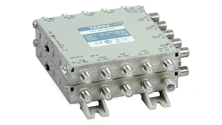 Odgałęźnik TV/SAT SD-920 klasa A, 9-we, 18-wy 20 dB