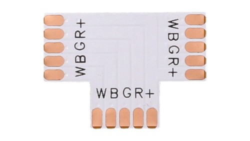 Złączka do taśmy led rgbw 12mm PCB T