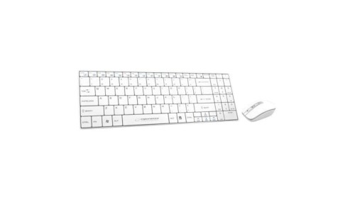 Zestaw klawiatura + mysz Esperanza EK122W (USB 2.0 kolor biały laserowa)