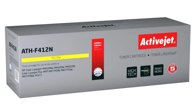 Toner Activejet ATH-F412N (zamiennik HP 410A CF412A Supreme 2300 stron żółty)