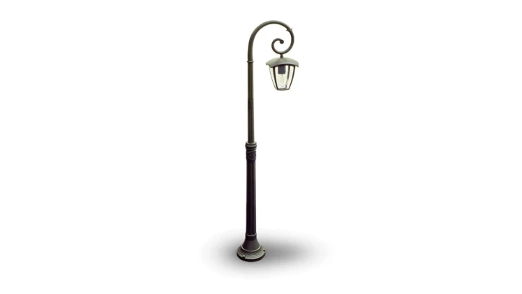 Lampa Ogrodowa Pole VT-737 E27 Max. 60W Czarna 7060