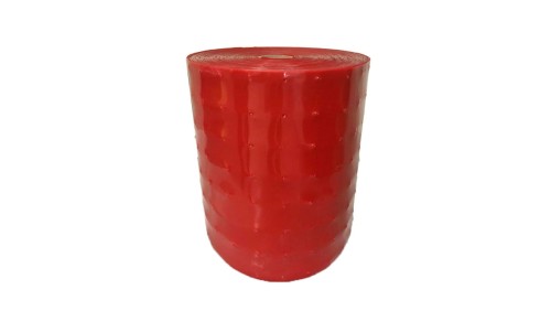 Folia kablowa czerwona 30cm/0,5mm ENEA /z perforowanymi otworami śr.10mm/ TO-ENC/50/30 perf. /100M/