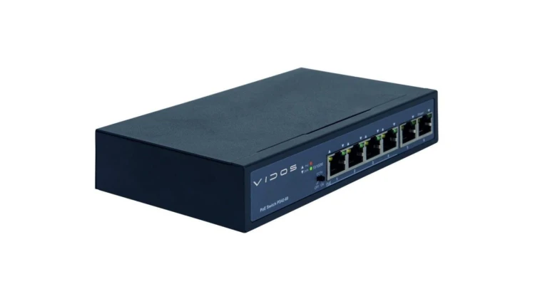 Switch PoE 4 porty PoE 2 porty Uplink do obsługi systemów wideodomofonowych oraz CCTV PS42/60