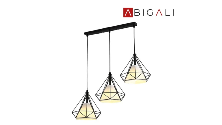 Abigali Lampa wisząca Diament Diamond III L, ABIGALI-CHNR3L-E27