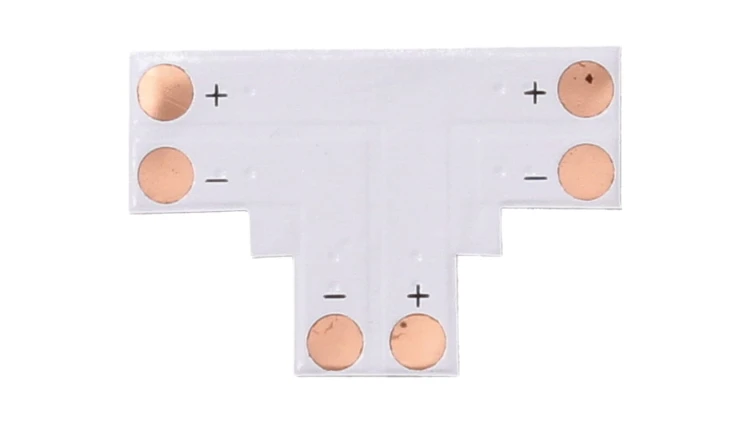 Złączka do taśmy led mono 8mm PCB T