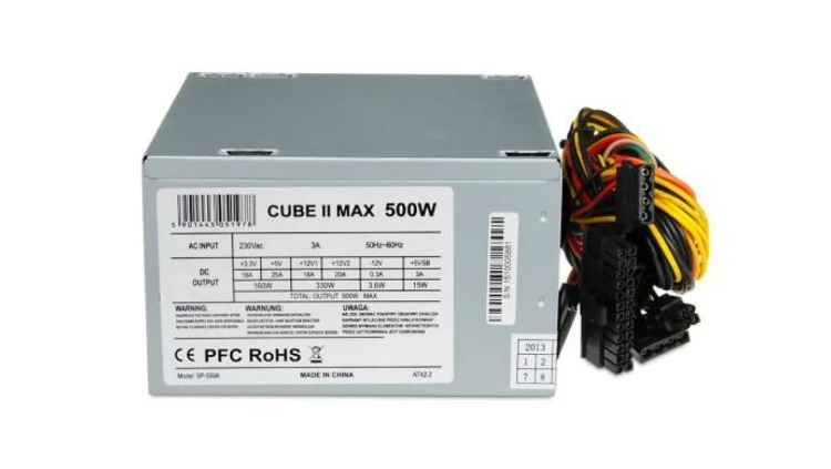 Zasilacz IBOX CUBE II 500W 12 CM FAN ZIC2500W12CMFA