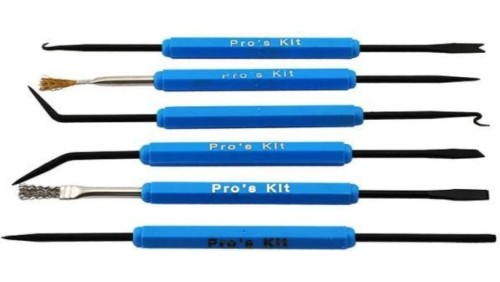 Zestaw narzędzi pomocnych przy lutowaniu, serwisie PCB 1PK-3616