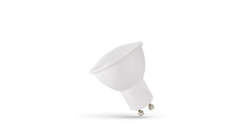 LED GU10 230V 1,5W SMD CW z MATOWĄ SZYBKĄ SPECTRUM