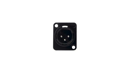 Gniazdo panelowe XLR P3M 3pin męskie LIN000010 /5szt./