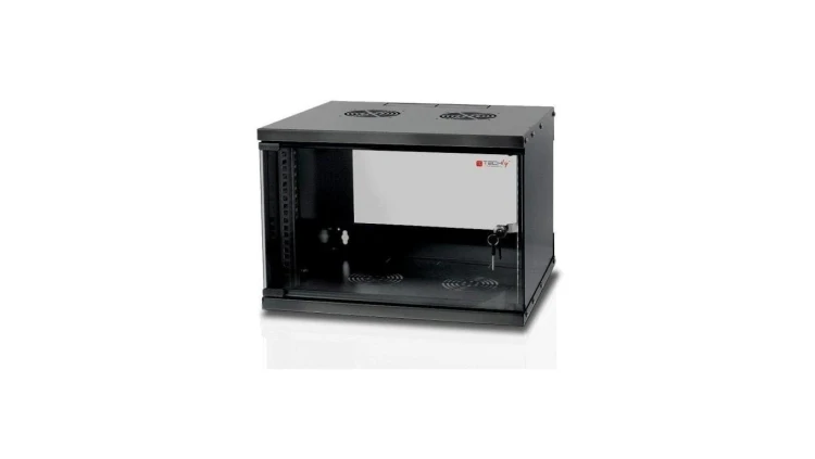 Szafka Wisząca ECO RACK19 6U/450mm Zmontowana Czarna