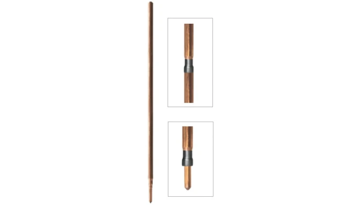 Uziom kuty pomiedziowany / miedziowany St/Cu powłoka 250um Cu 14,2mm1,5m C0000175