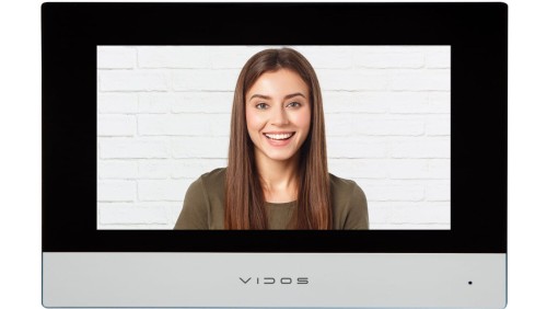 Monitor IP głośnomówiący VIDOS ONE Ekran 7 cali dotykowy TFT LCD 1024x600px M2010