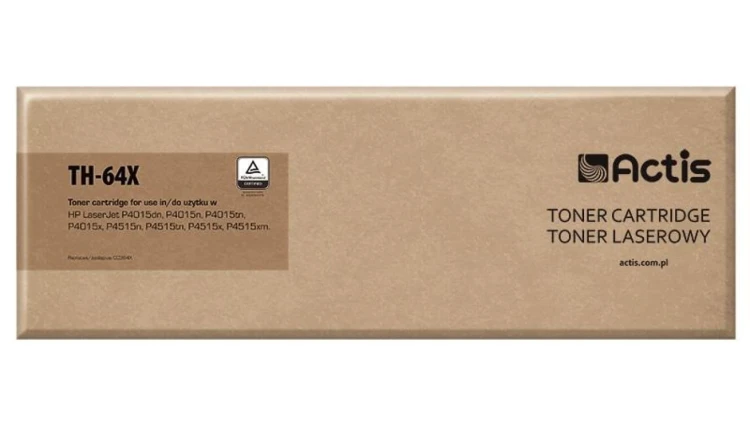 Toner ACTIS TH-64X (zamiennik HP 64X CC364X Standard 24000 stron czarny)