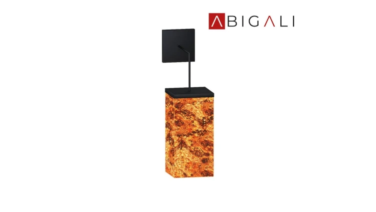 Abigali Kinkiet 6617 Marble Stone 606R 7W 3000K 8 x 8 x 20 cm, ABIGALI-MWLS-6617-606R
