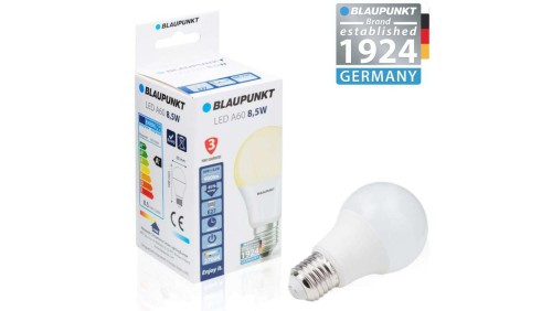 Blaupunkt Żarówka LED E27 8,5W barwa ciepła, BLAUPUNKT-E27-9W-WW