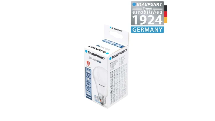 Blaupunkt Żarówka LED E27 6W barwa naturalna, BLAUPUNKT-E27-6W-NW