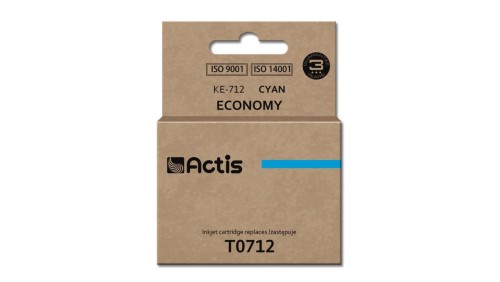 Tusz ACTIS KE-712 (zamiennik Epson T0712, T0892, T1002 Standard 13.5 ml niebieski)