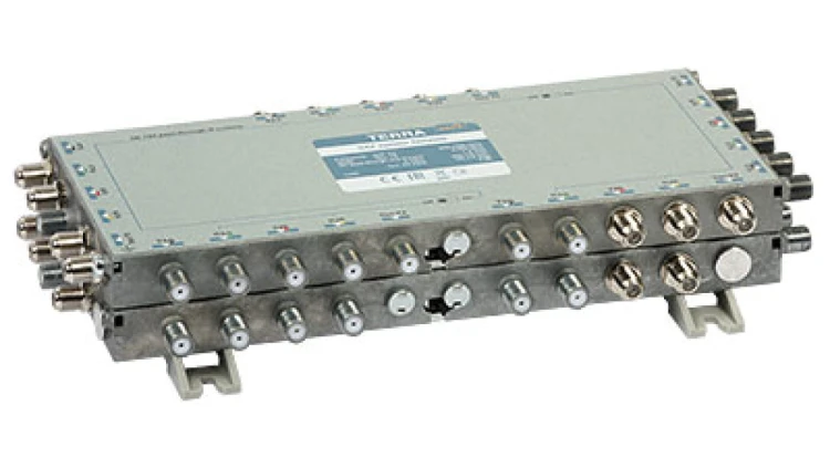 Rozgałęźnik TV/SAT SDQ-908 klasa A, 9-we, 36-wy