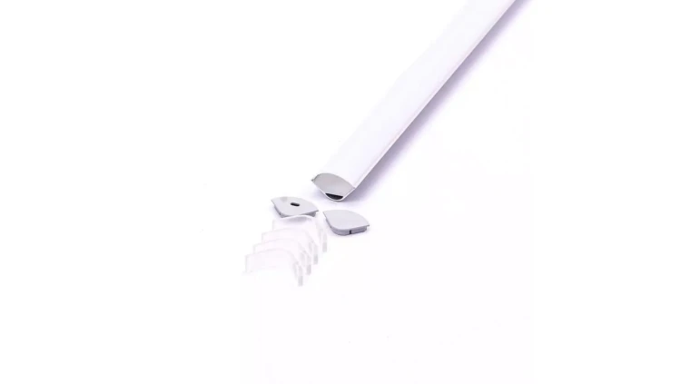Profil aluminiowy Mleczny do taśm LED 2000mm 3363
