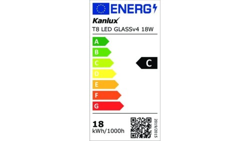 Świetlówka LED T8 G13 1212mm GLASSv4 18W-CW 2880lm 6500K barwa zimna 3 lata Gwar. 33213