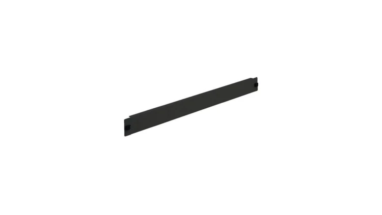 Panel maskujący 1U do szaf rack 19, metalowy, czarny
