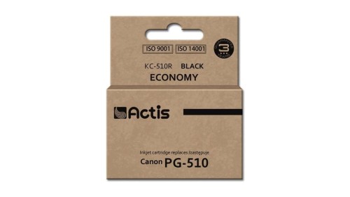 Tusz ACTIS KC-510R (zamiennik Canon PG-510 Standard 12 ml czarny)