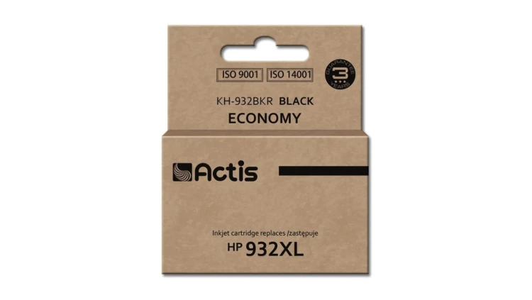 Tusz ACTIS KH-932BKR (zamiennik HP 932XL CN053AE Standard 30 ml czarny)